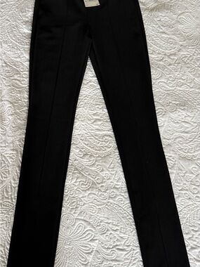 Zara Black Slim Tailored Trousers